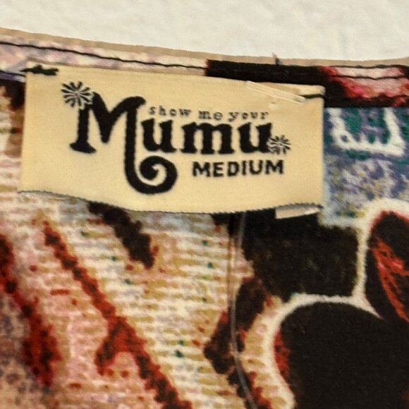 Show Me Your Mumu Women's Floral Boho Blouse Size M - Picture 2 of 12